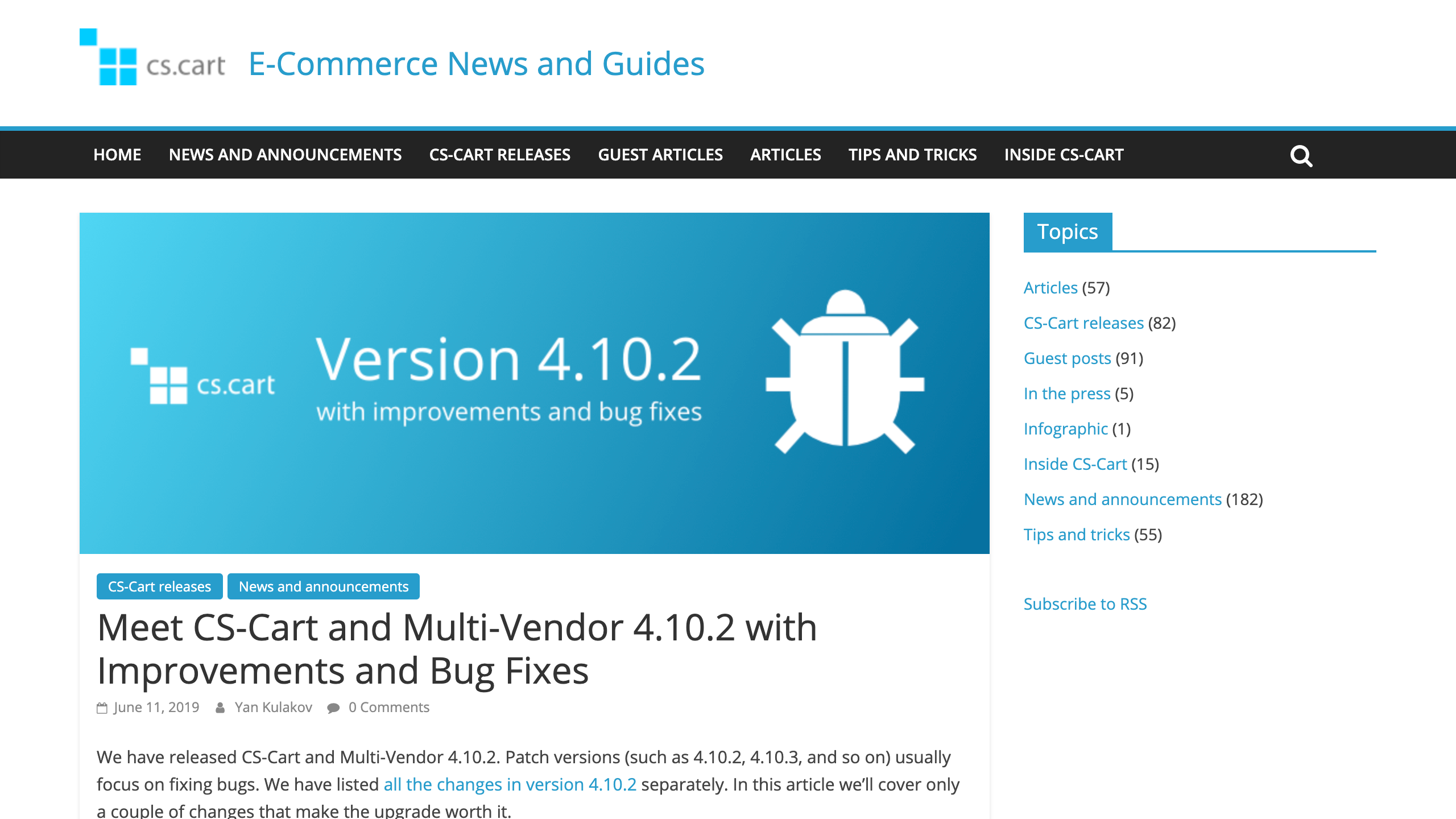 CS-Cart & Multi-Vendor 4.10.2