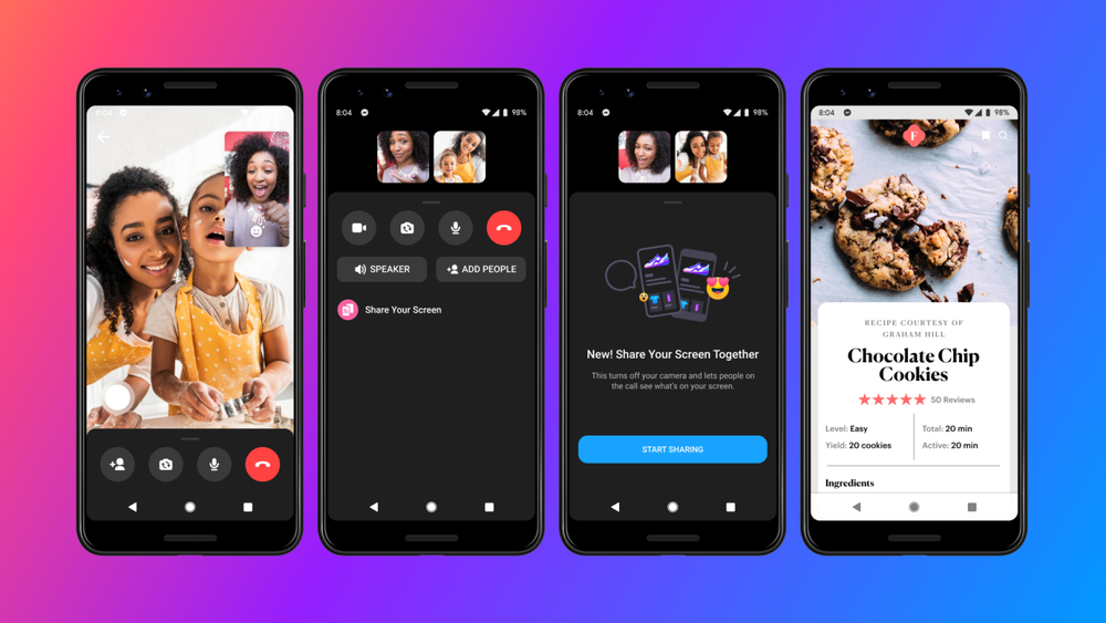 Messenger News:Messenger Expands Screen Sharing to iOS and Android