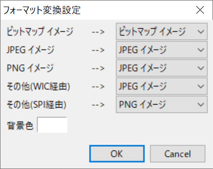 フォーマット変換