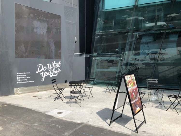 WeWork Iceberg カフェシート