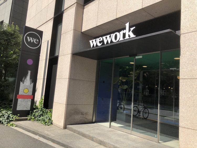 WeWork 新橋 入口