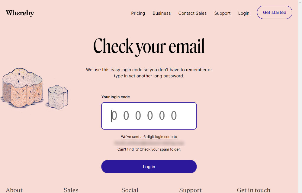 Login Codeを入力