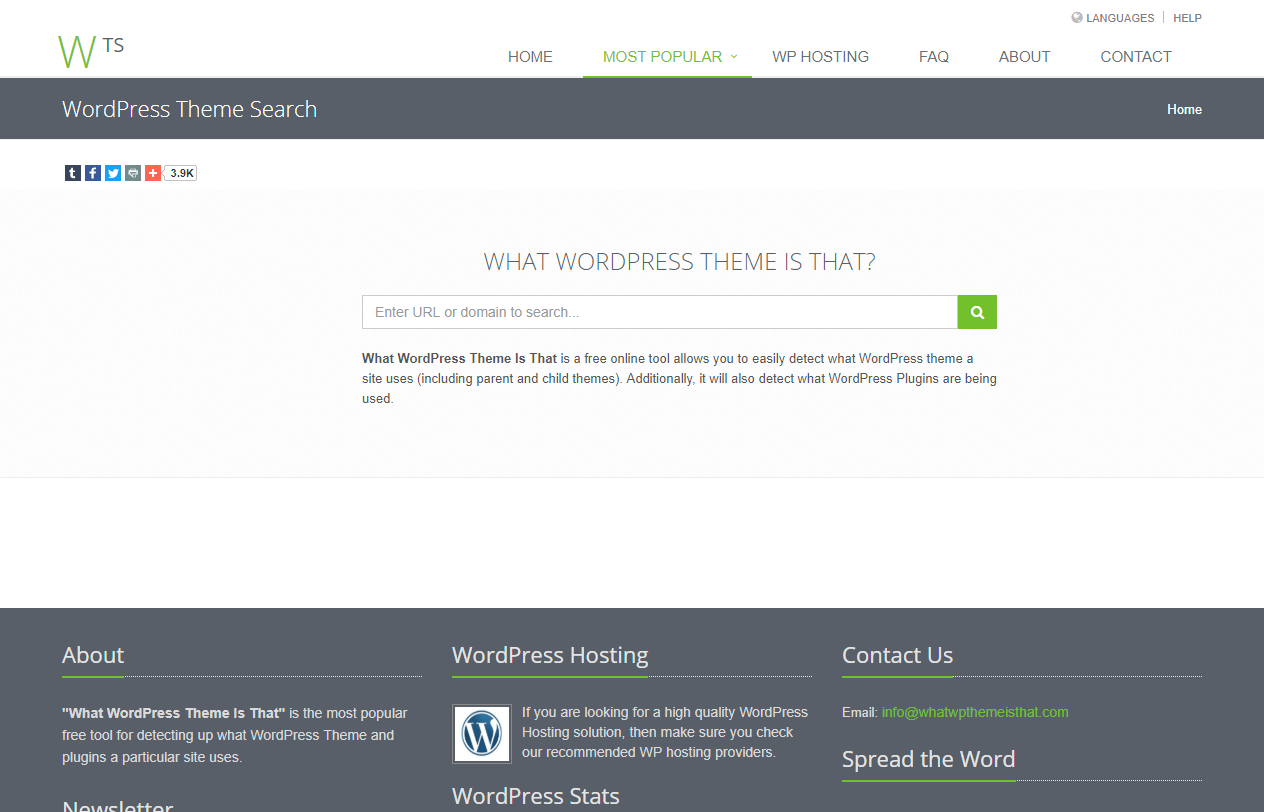 WordPress Theme Search