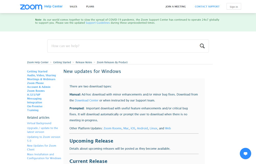 Zoom updates for Windows 5.1.3