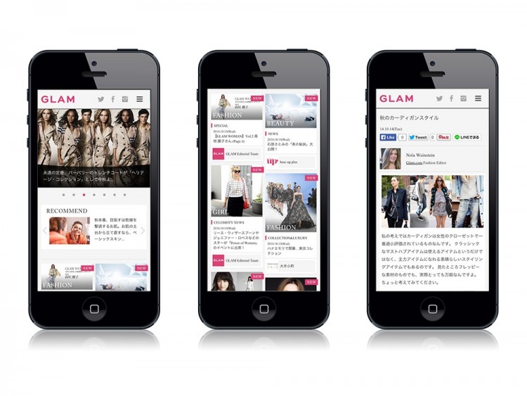 Glam.JP　スマートフォン