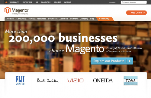 Magento　公式サイト