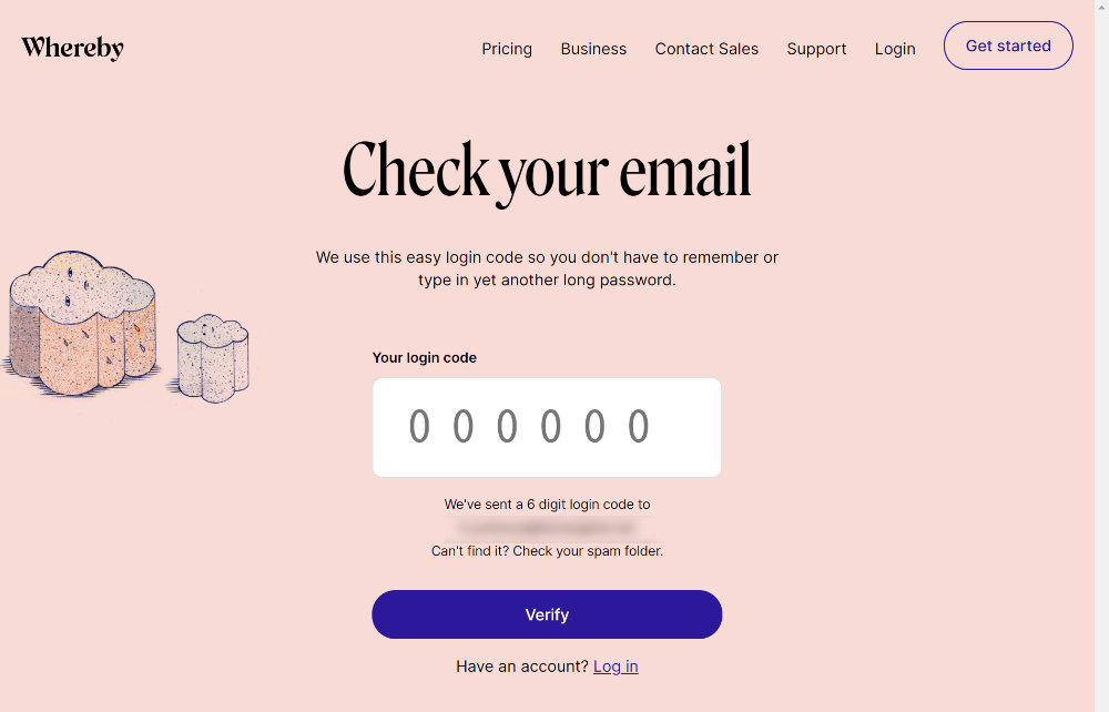 Login Codeを入力